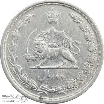 سکه 2 ریال 1313 - EF45 - رضا شاه