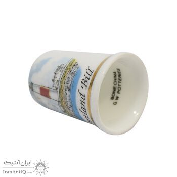 انگشتانه چینی قدیمی طرح فانوس دریایی - کد006541