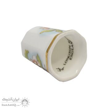 انگشتانه چینی قدیمی طرح گل  - کد006542