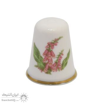 انگشتانه چینی قدیمی طرح طرح گل - کد006546
