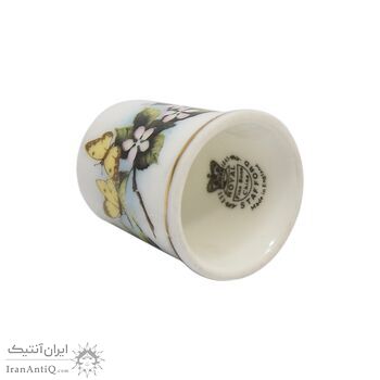 انگشتانه چینی قدیمی طرح میوه و گل  - کد006544