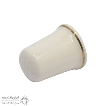 انگشتانه چینی قدیمی طرح گل - کد006554