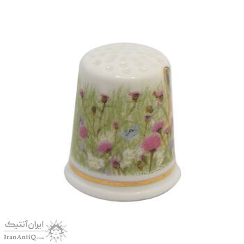 انگشتانه چینی قدیمی طرح روباه - کد 006557