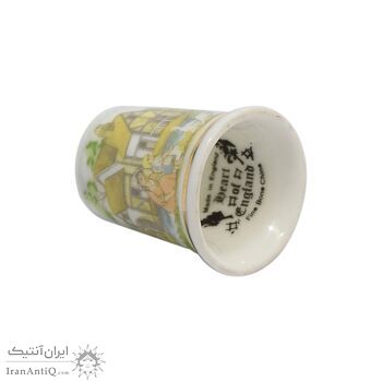 انگشتانه چینی قدیمی طرح مزرعه - کد 006562