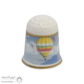 انگشتانه چینی قدیمی طرح بالن - کد 006563