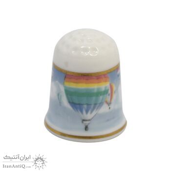 انگشتانه چینی قدیمی طرح بالن - کد 006563