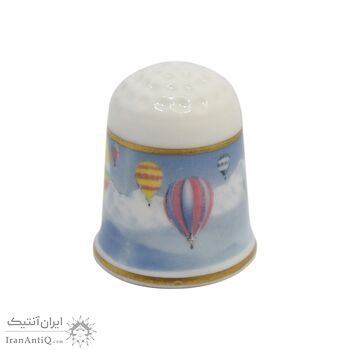 انگشتانه چینی قدیمی طرح بالن - کد 006563
