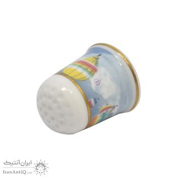 انگشتانه چینی قدیمی طرح بالن - کد 006563