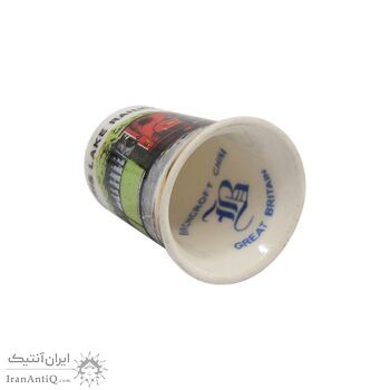 انگشتانه چینی قدیمی طرح قطار - کد 006579