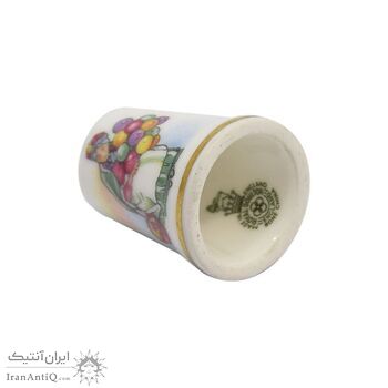 انگشتانه چینی قدیمی طرح پیرزن - کد 006580