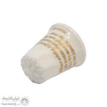 انگشتانه چینی قدیمی طرح پرنده  - کد006543