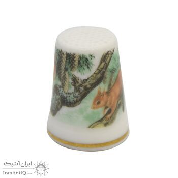 انگشتانه چینی قدیمی طرح طرح سنجاب - کد006547 انگشتانه چینی قدیمی طرح طرح سنجاب - کد006547