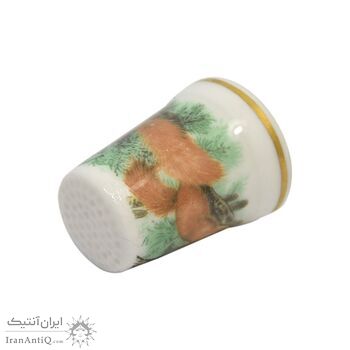 انگشتانه چینی قدیمی طرح طرح سنجاب - کد006547 انگشتانه چینی قدیمی طرح طرح سنجاب - کد006547