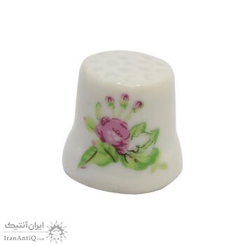 انگشتانه چینی قدیمی طرح گل - کد006548
