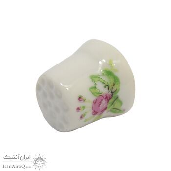 انگشتانه چینی قدیمی طرح گل - کد006548