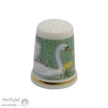 انگشتانه چینی قدیمی طرح غو - کد006549