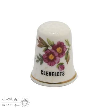 انگشتانه چینی قدیمی طرح گل - کد006552