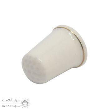 انگشتانه چینی قدیمی طرح گل - کد006552