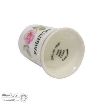 انگشتانه چینی قدیمی طرح گل - کد006553