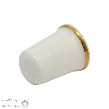 انگشتانه چینی قدیمی طرح گل - کد006553