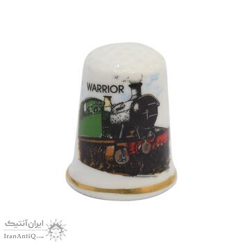 انگشتانه چینی قدیمی طرح قطار - کد 006586