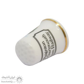 انگشتانه چینی قدیمی طرح قطار - کد 006586