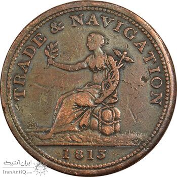 ژتون 1 پنی 1813 - VF35 - کانادا