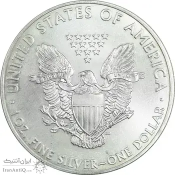 مدال یادبود 1 دلار 2011 عقاب - MS63 - آمریکا