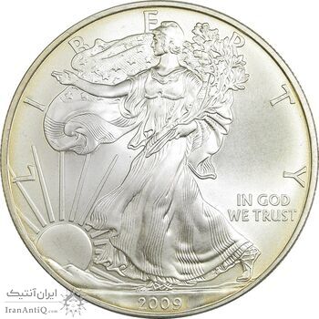 مدال یادبود 1 دلار 2009 عقاب - MS65 - آمریکا