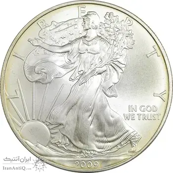 مدال یادبود 1 دلار 2009 عقاب - MS65 - آمریکا
