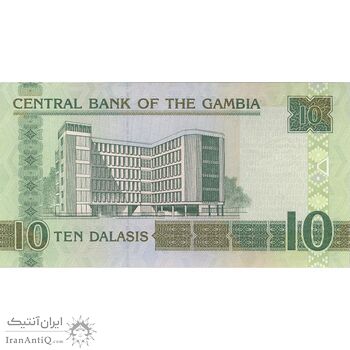 اسکناس 10 دالاسی بدون تاریخ (2013) جمهوری - تک - UNC64 - گامبیا