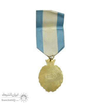 نشان بیست و پنجمین سال سلطنت - ضرب ایران با انگ ثمر - AU - محمد رضا شاه