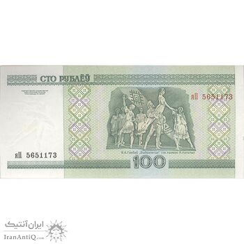 اسکناس 100 روبل 2000 جمهوری - تک - UNC63 - بلاروس