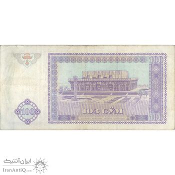 اسکناس 100 سوم 1994 جمهوری - تک - VF35 - ازبکستان
