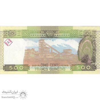 اسکناس 500 فرانک 2006 جمهوری - تک - UNC63 - گینه