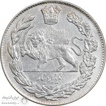 سکه 1000 دینار 1332 تصویری - AU50 - احمد شاه