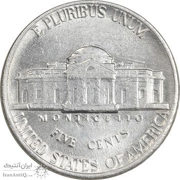 سکه 5 سنت 1996P جفرسون - AU58 - آمریکا