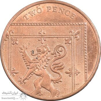 سکه 2 پنس 2012 الیزابت دوم - AU58 - انگلستان