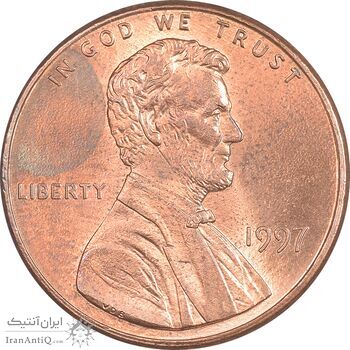 سکه 1 سنت 1997 لینکلن - MS62 - آمریکا