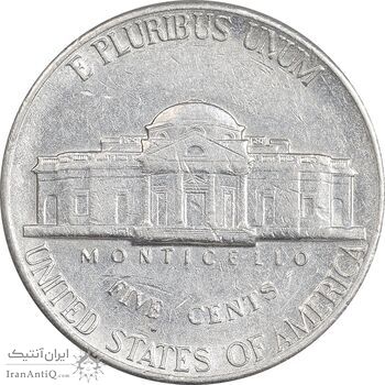 سکه 5 سنت 1996P جفرسون - EF45 - آمریکا