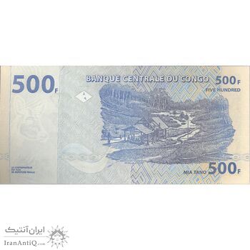 اسکناس 500 فرانک 2002 جمهوری دموکراتیک - تک - UNC63 - کنگو