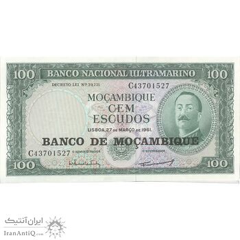 اسکناس 100 اسکودو بدون تاریخ (1976) - جمهوری خلق - تک - UNC63 - موزامبیک