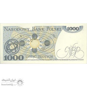 اسکناس 1000 زلوتی 1982 جمهوری خلق - تک - UNC63 - لهستان
