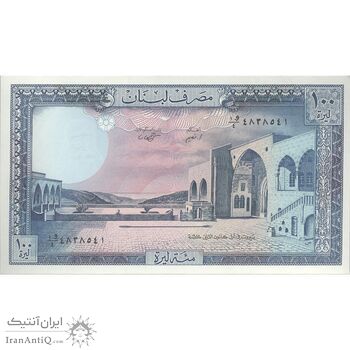 اسکناس 100 لیره 1988 جمهوری - تک - UNC63 - لبنان