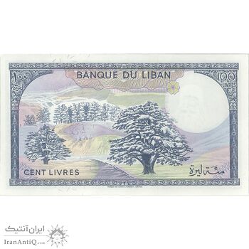 اسکناس 100 لیره 1988 جمهوری - تک - UNC63 - لبنان