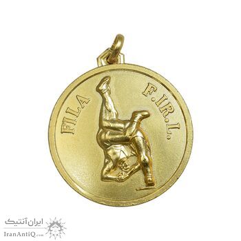 مدال برنز فدراسیون کشتی جوانان ایران - طلایی - UNC - محمد رضا شاه مدال برنز فدراسیون کشتی جوانان ایران - طلایی - UNC - محمد رضا شاه