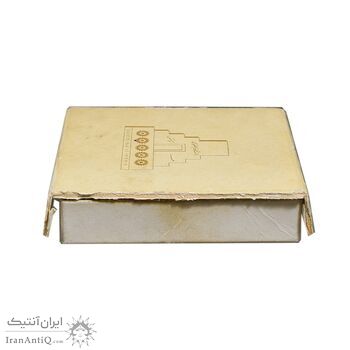 مدال نقره انقلاب سفید 1346 - با جعبه - AU - محمد رضا شاه