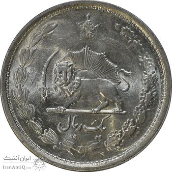سکه 1 ریال 1313 - MS64 - رضا شاه