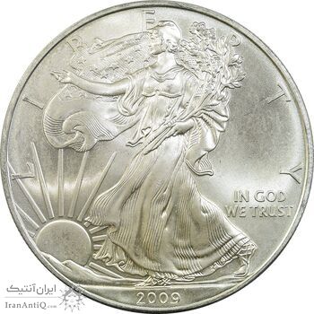 مدال یادبود 1 دلار 2009 عقاب - PF65 - آمریکا