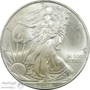مدال یادبود 1 دلار 2009 عقاب - PF65 - آمریکا
